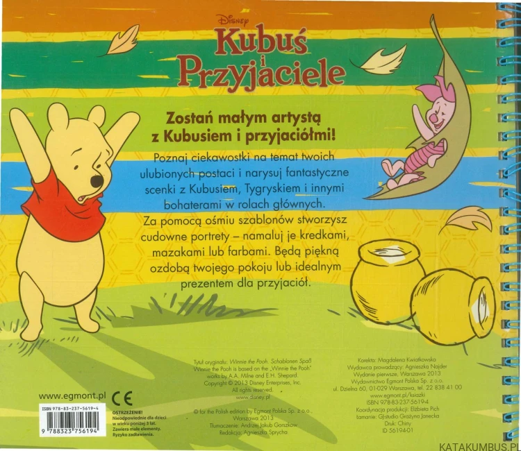 Kubuś i Przyjaciele. Kubusiowe szablony. PRACA ZBIOROWA