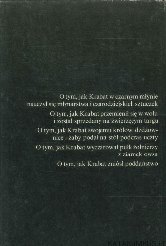 Mistrz Krabat dobry łużycki czarodziej. M. NOWAK-NJECHORŃSKI