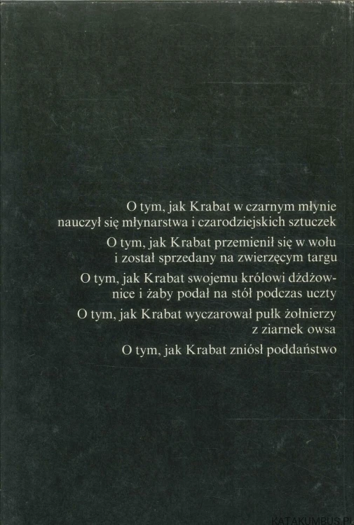 Mistrz Krabat dobry łużycki czarodziej. M. NOWAK-NJECHORŃSKI