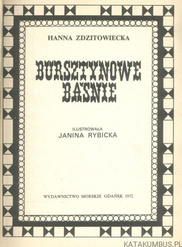 Bursztynowe baśnie. HANNA ZDZITOWIECKA