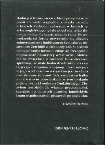 Haiku. CZESŁAW MIŁOSZ