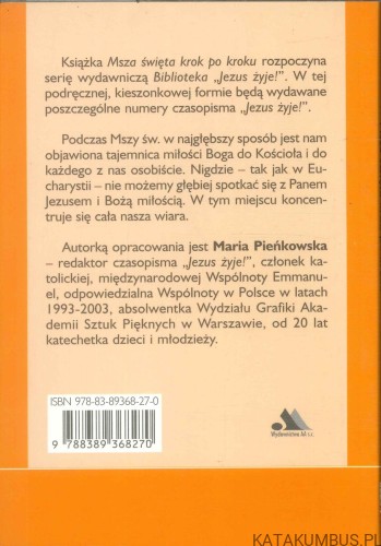 Msza święta krok po kroku. MARIA PIEŃKOWSKA