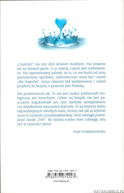 Z ciemności do światła. Jak żyć w czystości serca. ANIA GOLĘDZINOWSKA
