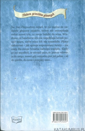 Nieumiarkowanie. KS. ZWOLIŃSKI ANDRZEJ