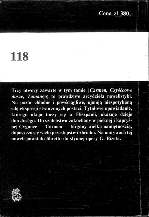 Carmen. PROSPER MÉRIMÉE