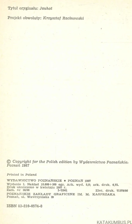 Pomysł gubernatora. PENTTI HAANPÄÄ