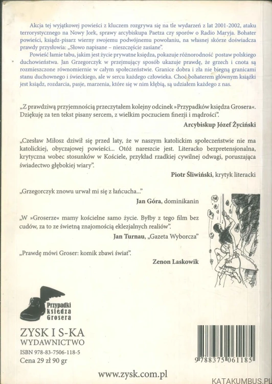 Adieu. Przypadki księdza Grosera. JAN GRZEGORCZYK