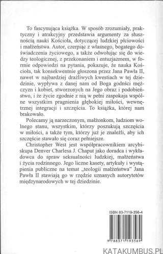 Dobra nowina o seksie i małżeństwie. CHRISTOPHER WEST