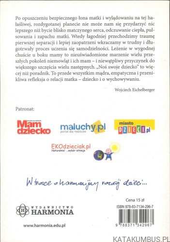 Noś swoje dziecko. MAGDALENA SENDOR