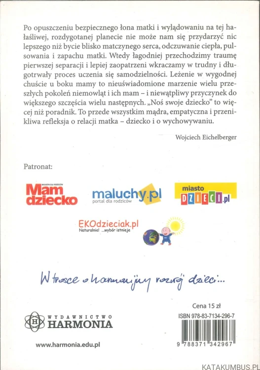 Noś swoje dziecko. MAGDALENA SENDOR