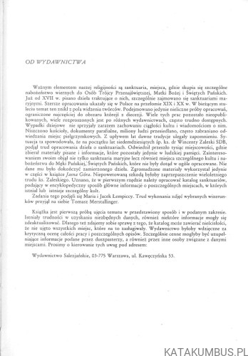 Sanktuaria polskie. KS. WINCENTY ZALESKI SDB