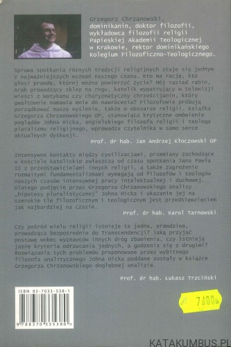 Zbawienie poza Kościołem. GRZEGORZ CHRZANOWSKI OP