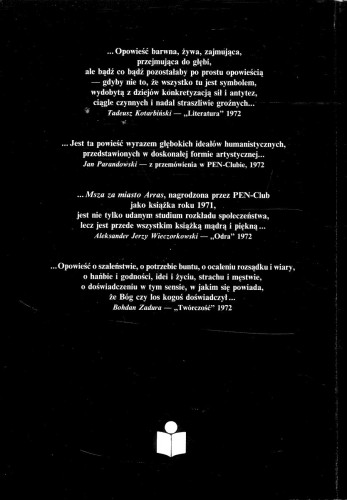 Msza za miasto Arras. ANDRZEJ SZCZYPIORSKI