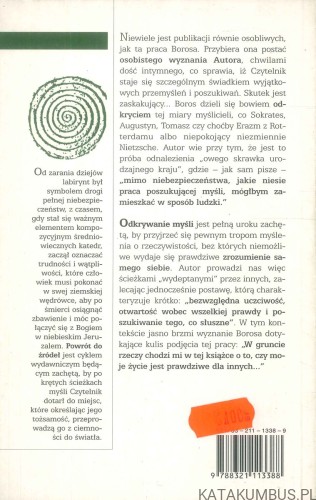 Odkrywanie myśli. LADISLAUS BOROS