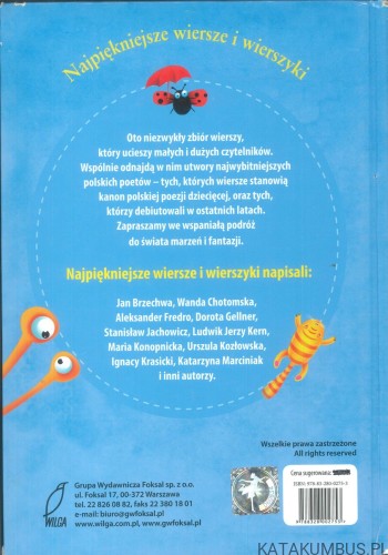 Najpiękniejsze wiersze i wierszyki. PRACA ZBIOROWA