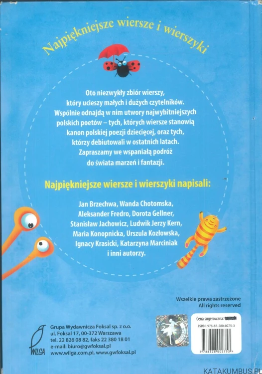 Najpiękniejsze wiersze i wierszyki. PRACA ZBIOROWA