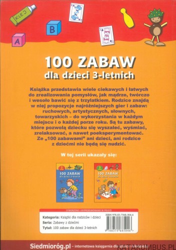 100 zabaw dla dzieci 3-letnich. PRACA ZBIOROWA