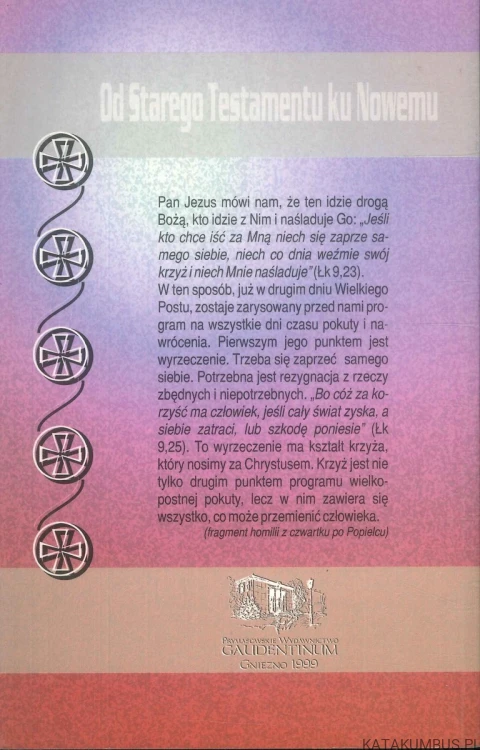Od Starego Testamentu ku Nowemu. KS. EDMUND KARUK