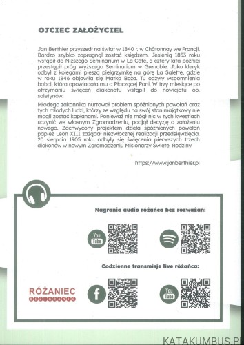 Zbawcza broń. Rozważania różańcowe z ks. Janem Berthierem MS. PRACA ZBIOROWA