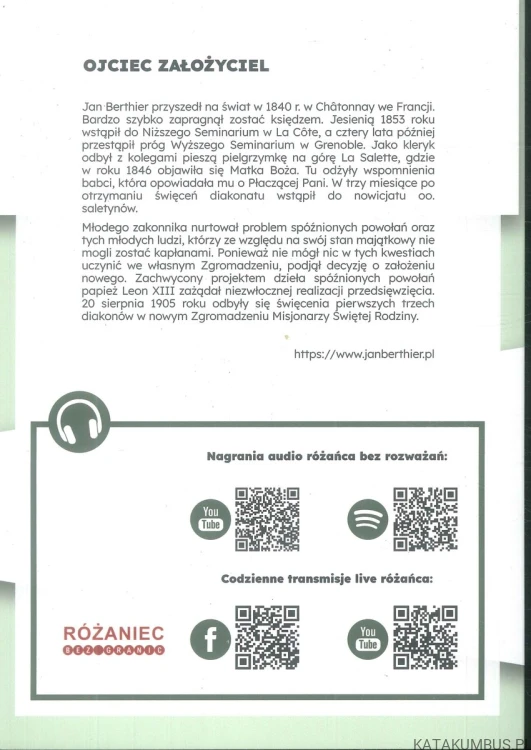 Zbawcza broń. Rozważania różańcowe z ks. Janem Berthierem MS. PRACA ZBIOROWA