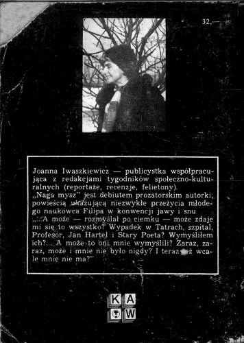 Naga mysz. JOANNA IWASZKIEWICZ