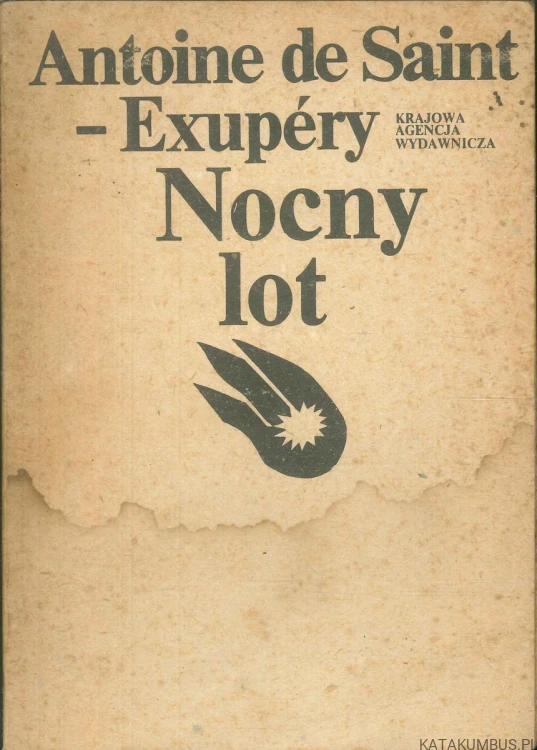 Nocny lot. ANTOINE DE SAINT-EXUPÉRY