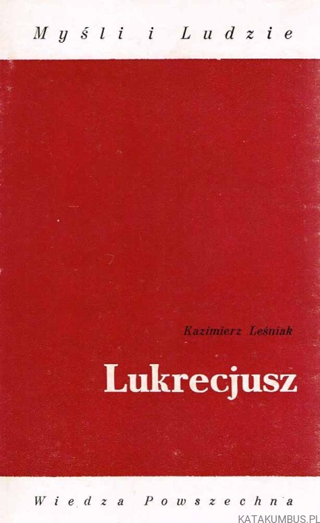 Lukrecjusz / Kazimierz Leśniak