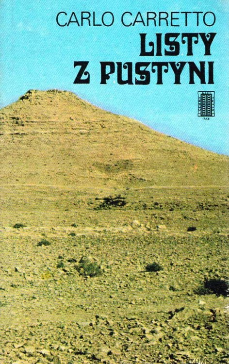 Listy z pustyni / Carlo Carretto