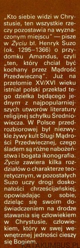 Życie / bł. Henryk Suzo