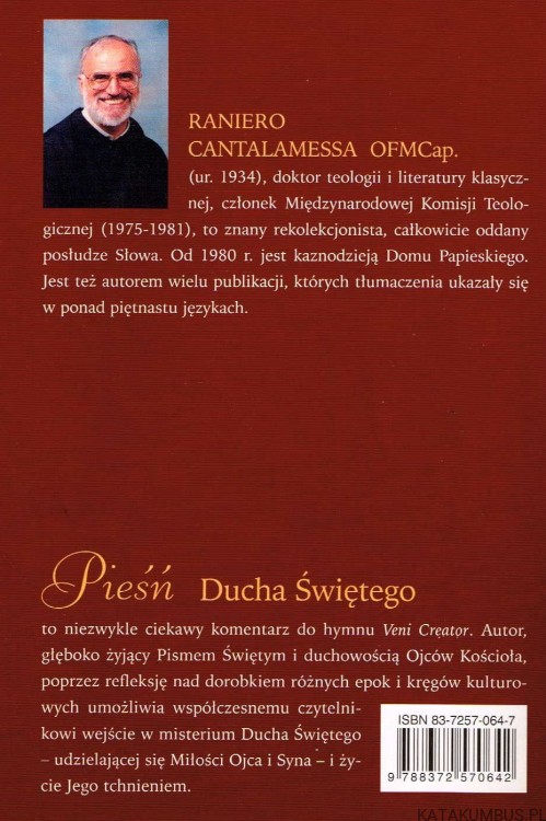 Pieśń Ducha Świętego. RANIERO CANTALAMESSA OFMCap