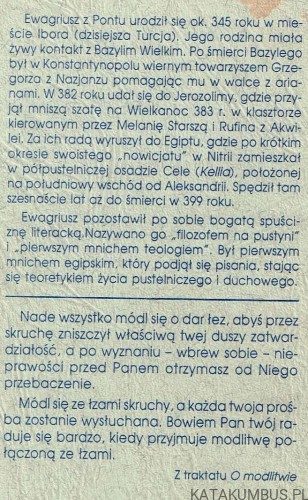 Pisma ascetyczne T. 1 / Ewagriusz z Pontu