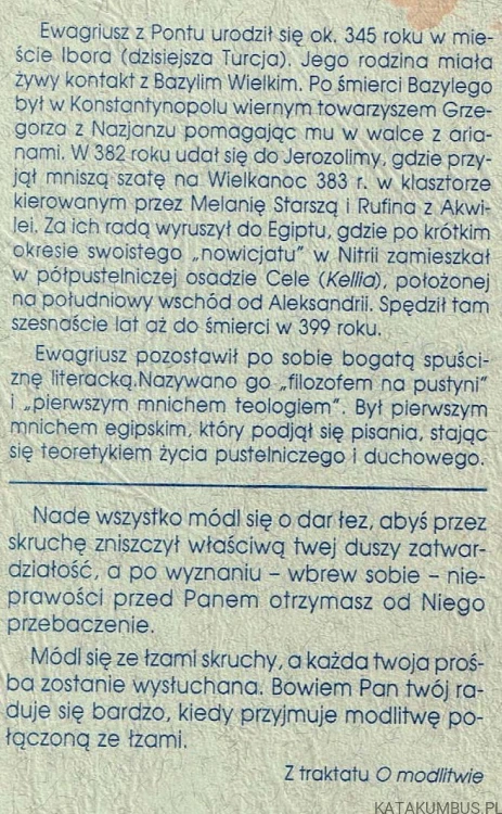 Pisma ascetyczne T. 1 / Ewagriusz z Pontu