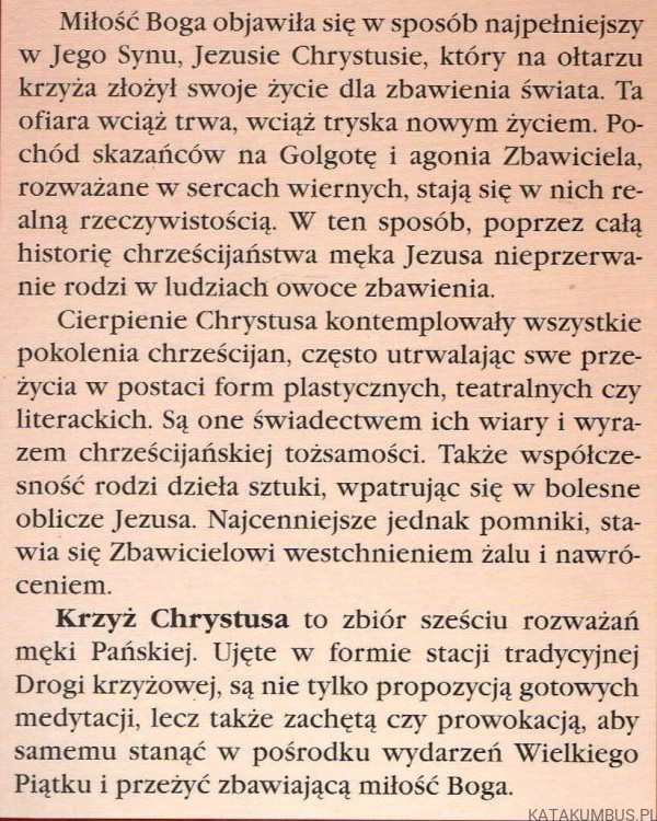 Krzyż Chrystusa szkoła miłości. Droga Krzyżowa. PRACA ZBIOROWA