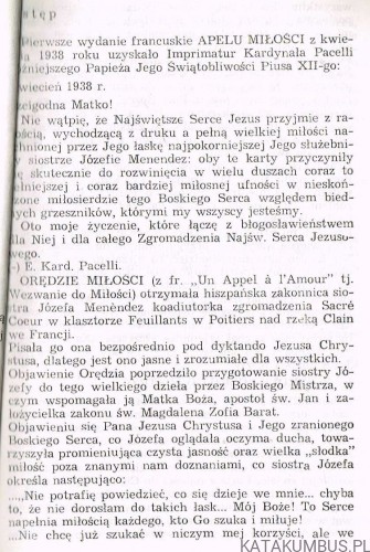 Apel Miłości. Red. TADEUSZ NIEWIADOMSKI