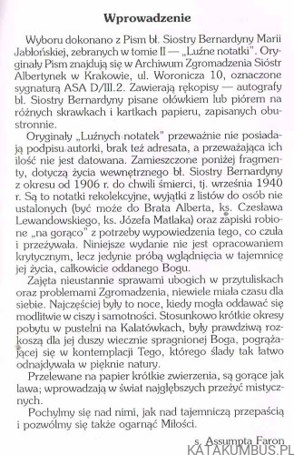 Bóg nade mną jak obłoki nad ziemią / Bł. s. Bernardyna Jabłońska