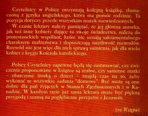 Jezus i samotna matka. BARBARA ROGERS-GARDNER