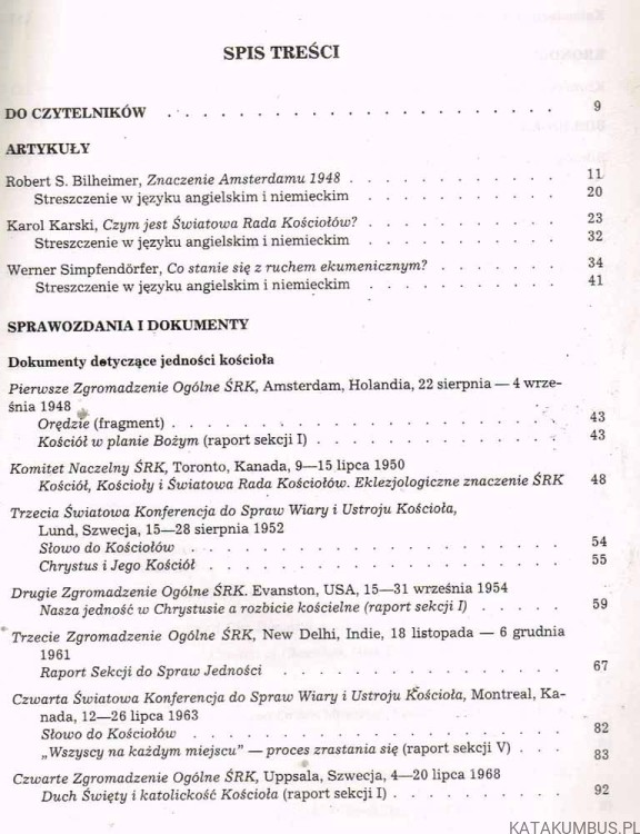Studia i dokumenty ekumeniczne. Kwartalnik 4 /88. PRACA ZBIOROWA