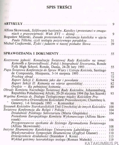 Studia i dokumenty ekumeniczne.Kwartalnik 1 /1994. PRACA ZBIOROWA