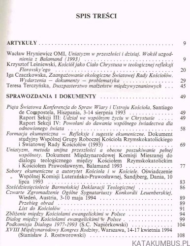 Studia i dokumenty ekumeniczne. Kwartalnik 2 /1994. PRACA ZBIOROWA