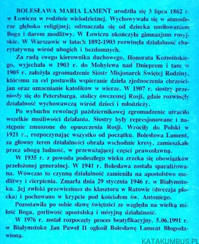 Na drogach Apostolstwa i Ekumenizmu. s. GRACJA KRYSTYNA WASILEWSKA MSF