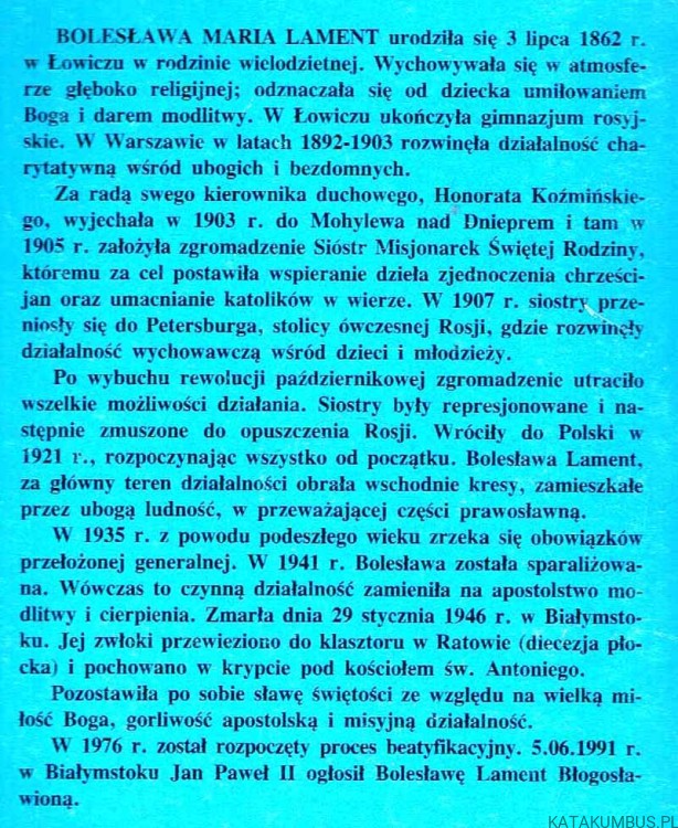 Na drogach Apostolstwa i Ekumenizmu. s. GRACJA KRYSTYNA WASILEWSKA MSF