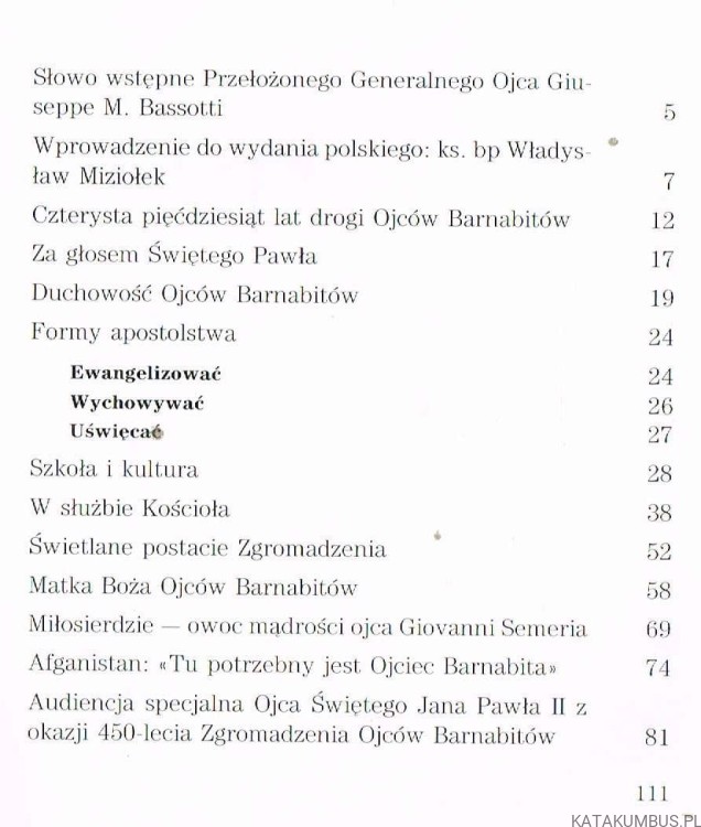 Ojcowie Barnabici. KAZIMIERZ LOREK