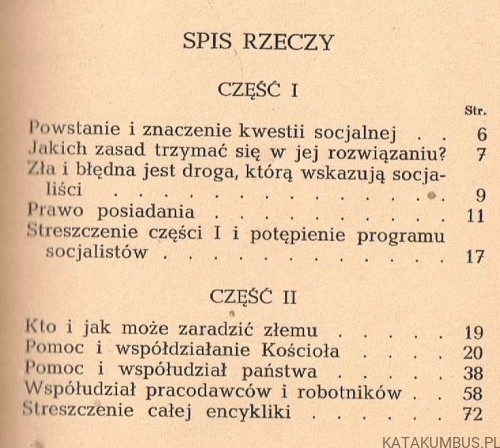 Encyklika Rerum Novarum. OJCIEC ŚW. LEON XIII
