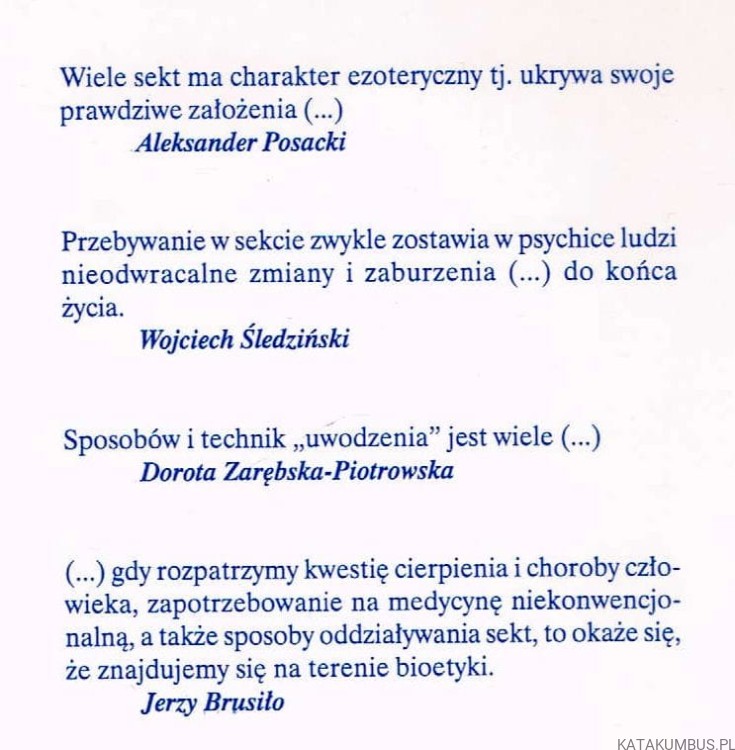 Sekty, sekty zeszyt 2 / o. Aleksander Posacki SJ