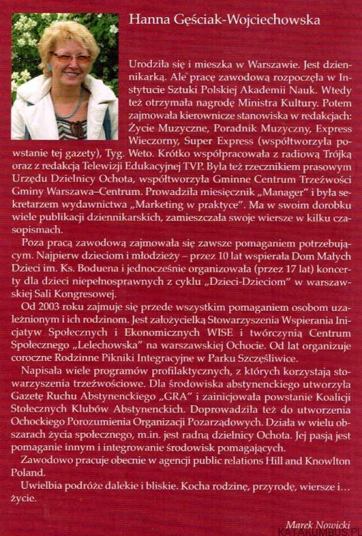 Jestem... / Hanna Gęściak-Wojciechowska