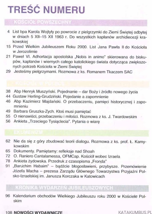 Trzecie Tysiąclecie nr 3-4 / 1998