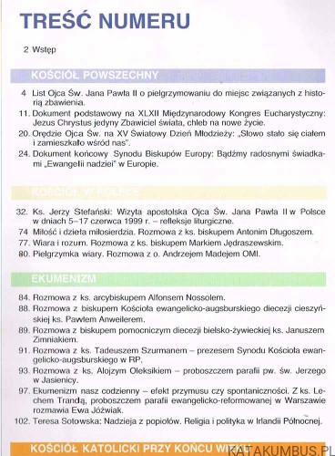 Trzecie Tysiąclecie nr 3-4 1999