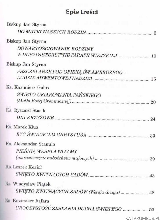 Kazania okolicznościowe do rolników zeszyt III. Ks. STANISŁAW SOJKA