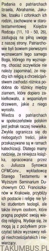 Patriarchowie Izraela i ich religia / Juliusz St. Synowiec OFMConv