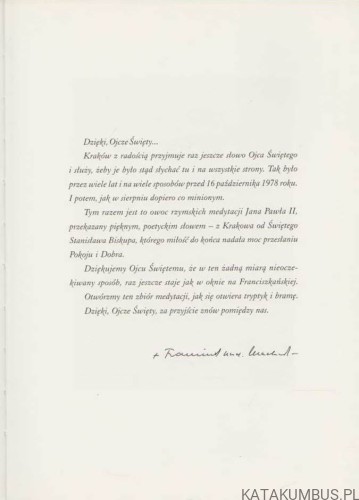 Tryptyk Rzymski + CD. JAN PAWEŁ II